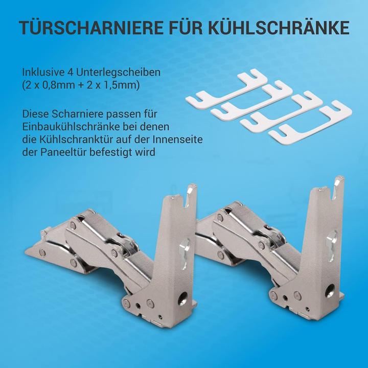 Produktbild Vioks Türscharnier-Set für AEG und Küppersbusch Kühlschranke