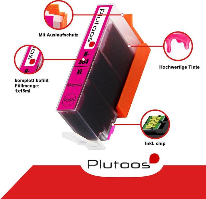 Immagine prodotto Plutoos HP 364XL (C, M, Y, BK)