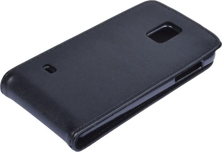 Produktbild König Design Handyhülle Tasche (Flip) für Samsung Galaxy S5 mini (SM G800) schwarz (Samsung Galaxy S5 Mini)
