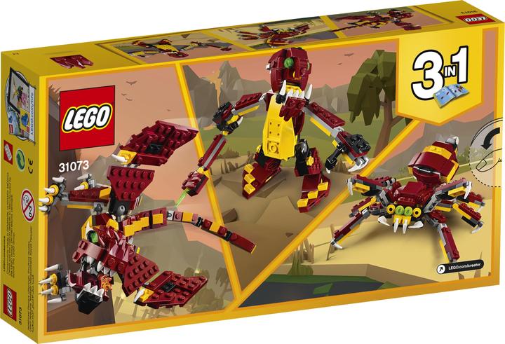 Image du produit LEGO Des créatures fabuleuses (31073, LEGO Creator 3-in-1)