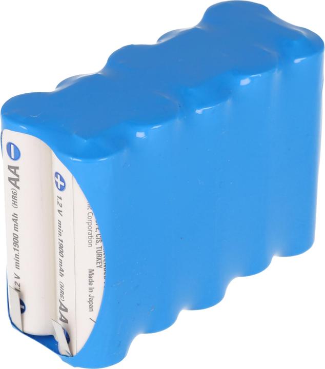 Sanyo Eneloop 12 Volt Akku BK-3MCCE mit Lötfahnen (1 Stk., 2000 mAh, Ladegerät inkl. Akku)