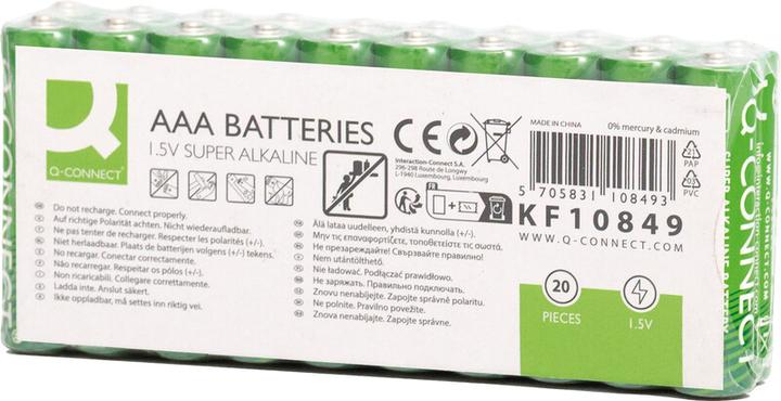Produktbild Q-Connect Alkaline Batterien (20 Stk., AAA, 1080 mAh)
