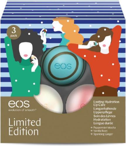 EOS Limited Edition 3-Pack Lip Balm (Lip balm, 21 ml)