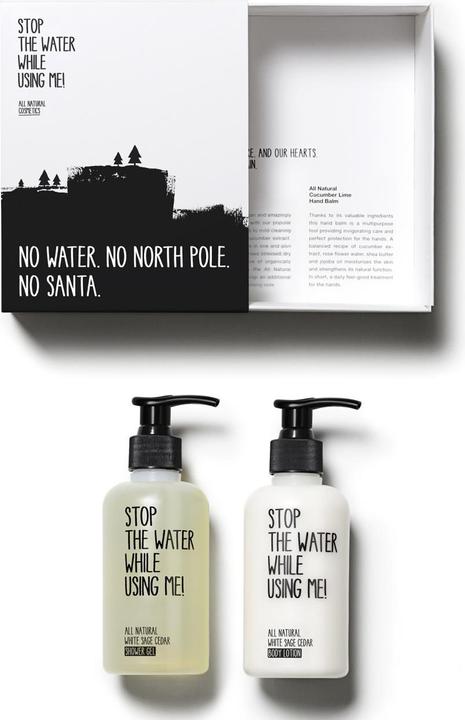 Actual product image Stop The Water While Using Me! Kit White Sage Sage Shower Gel & Body Lotion (Body care set)