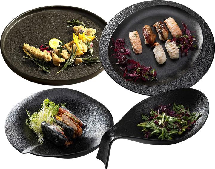 Produktbild SPC Arezzo Geschirrset komplett Schwarz 16tl (16 Stück)