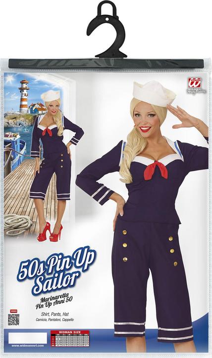 Immagine prodotto Widmann Costume 50's Pinup Sailor Girl Costume 50's Pinup Sailor Girl (M)