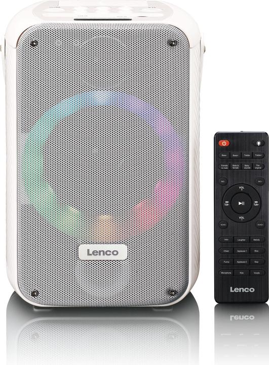 Actual product image Lenco BTC-060WH white (12 h, Rechargeable battery operated)