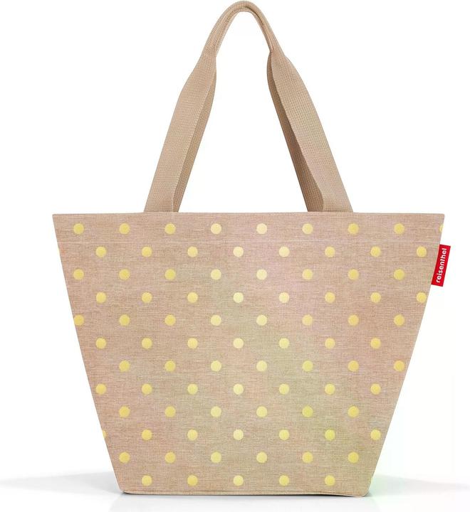 Actual product image reisenthel shopper M metallic dots coffee