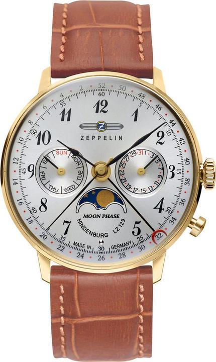 Zeppelin LZ129 Hindenburg Mondphase Lady (Analoguhr, 36 mm)