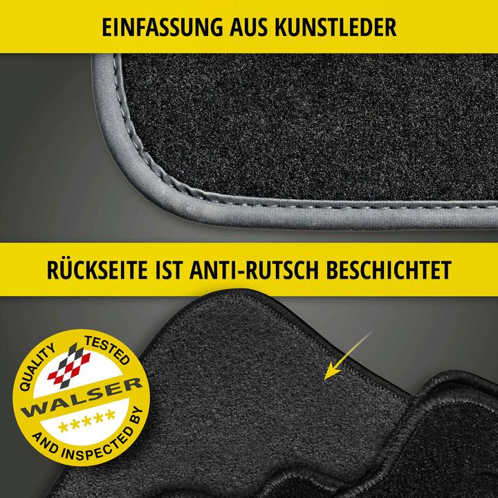 Produktbild Walser Premium Fumatten für Skoda Karoq 07/2017-Heute (2 Vordermatten + 2 Rückmatten)