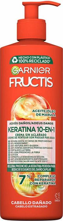 Actual product image Garnier Fructis Keratin 10-in-1 Leave-In Cream 400 ml (400 ml)