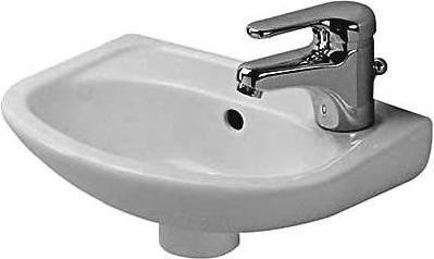 Produktbild Duravit Handwaschbecken DURAPLUS COMPACT m ÜL HLB 365x265mm HL-Vorstich pergamon (265 mm, 365 mm)