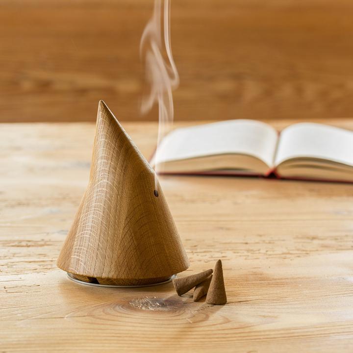 Actual product image Designimdorf Smoking dwarf wooden figure