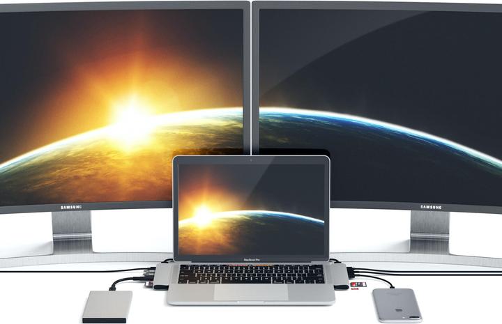 Produktbild Satechi Dual USB-C Hub (USB-C, 7 Ports)