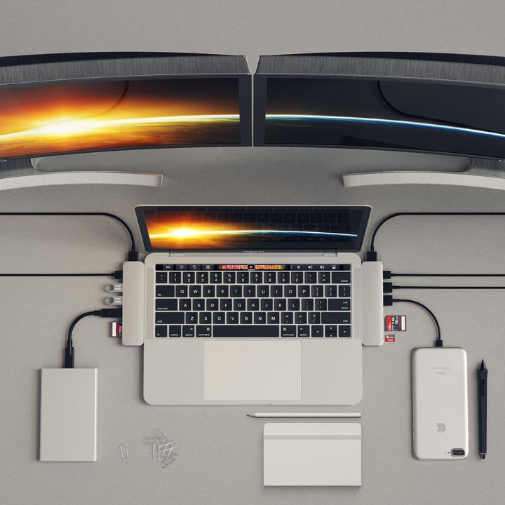 Produktbild Satechi Dual USB-C Hub (USB-C, 7 Ports)