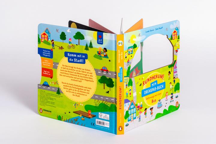 Produktbild Rundherum! Mein Drehspass-Buch – Unterwegs mit dem Bus (Deutsch)