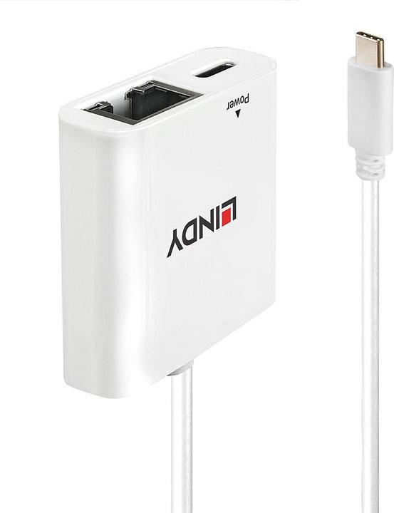 Lindy USB Typ C — RJ45 (0.11 m, USB 3.1)