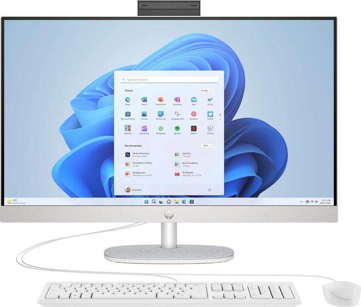 Produktbild HP 27-cr0042nf 27" FHD/R5-7520U/16Go/512Go/W11 Blanc (AMD Ryzen 5 7520U, 16 GB, 512 GB)