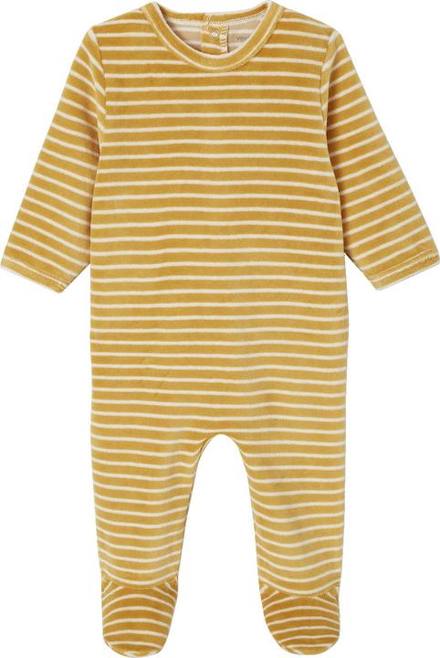 Actual product image Vertbaudet 2er-Pack Baby Samt-Strampler mit Recycling-Polyester (50)