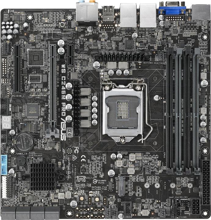 ASUS C246M PRO (LGA 1151, Intel C246, mATX)