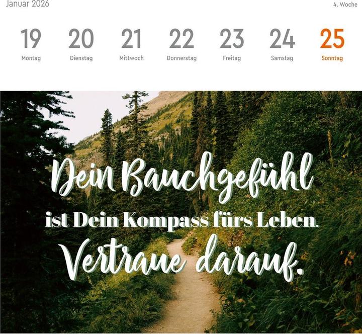 Produktbild Visual Statements Premium-Postkartenkalender 2026 (16.5 x 17.7 cm, Harter Einband, Deutsch)