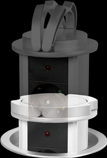 Image du produit LogiLink Unité de prise Pop-Up (3 x, CEE 7/3, 1.80 m)