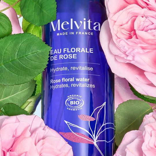 Image du produit Melvita Damaszener Rosenblütenwasser (Chiffons de nettoyage, 200 ml)