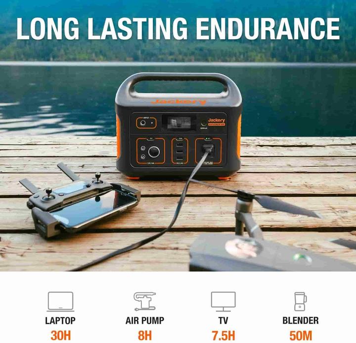 Image du produit Jackery Explorer 500 (518 Wh, 6.40 kg)