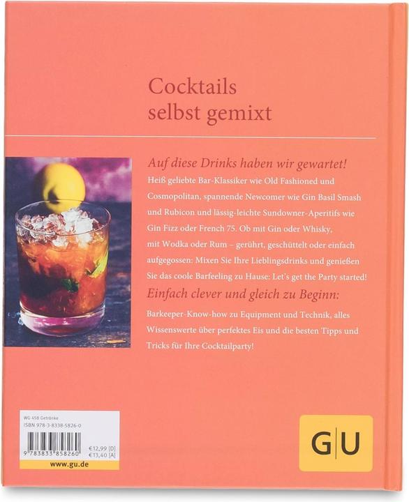 Produktbild Cocktails selbst gemixt (Deutsch, Daniel Richter, 2017)