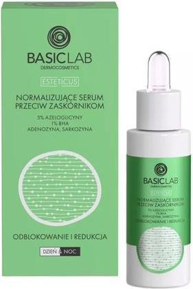 Actual product image BasicLab Esteticus Normalising Anti-Blackhead Serum 5% Azeloglycine. 1% Bha. Adenosine. Sarcosine (30 ml)