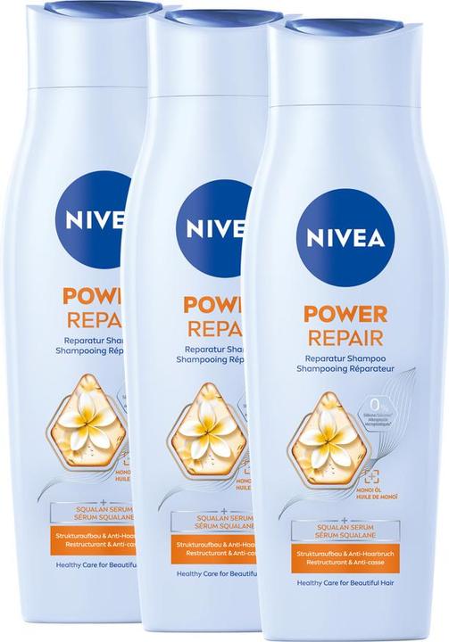 NIVEA Power Repair Trio (750 ml, Flüssiges Shampoo)