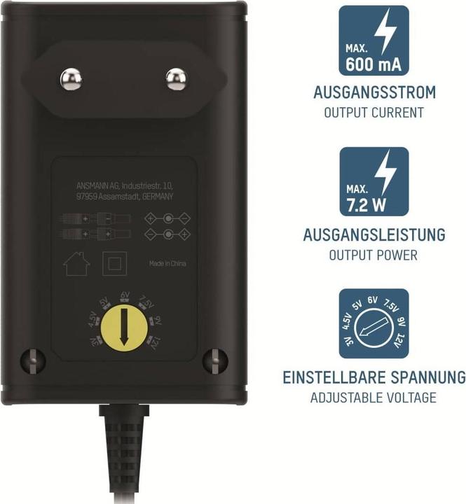 Actual product image Ansmann APS 600 max. 7.2 W NEW 1201-022