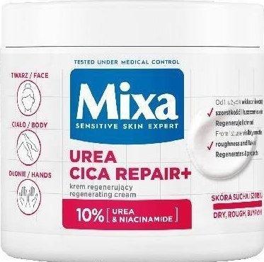 Produktbild Mixa KREM Cica Urea wygładz.d/twarzy i ciała (400 ml)