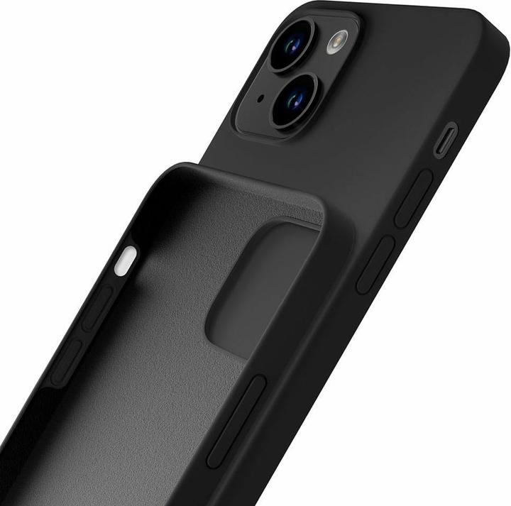 Produktbild 3MK iPhone 14 Hülle aus der Silicone Case Serie - Schwarz (Apple iPhone 14)