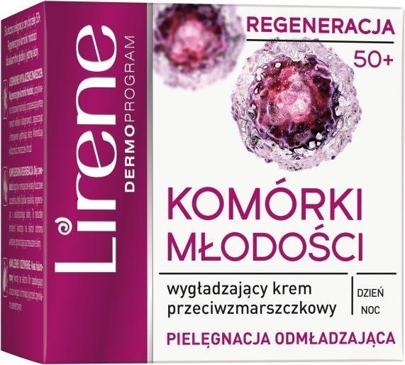 Actual product image Lirene LIRENE Dermo Regeneracja 50+ wygładzający krem przeciwzmarszczkowy Komórki Młodości 50ml (50 ml, 24h cream)