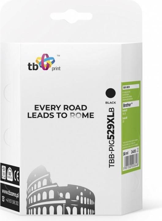 Produktbild Tusz do Brother LC529/539 PIG TBB-PIG529XLB BK (BK)