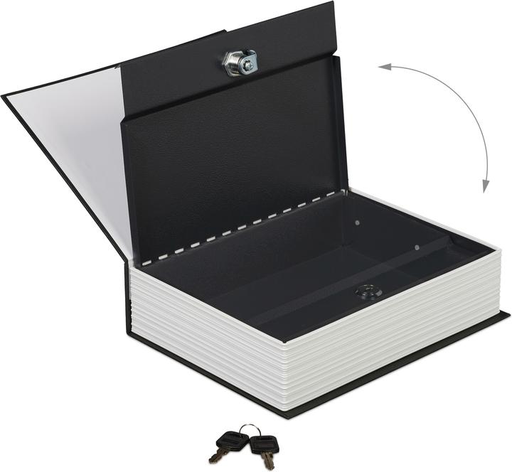 Actual product image Relaxdays Large Lockable Book Safe (1 l)