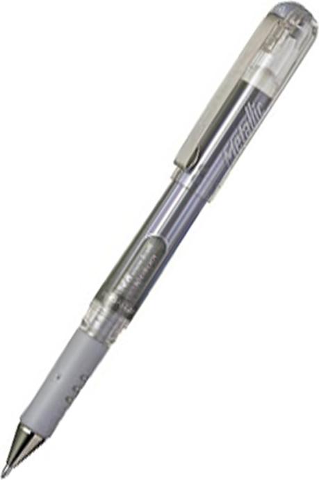 Image du produit Pentel Grip Gel Hybride Roller (Argent, 1 x)