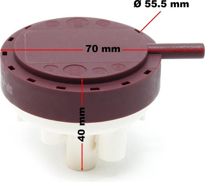 Produktbild Wiltec Druckschalter 3/1 Kleinhebeanlage 600W Ersatz Abwasserhebeanlage Fäkalien