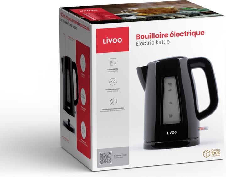 Immagine prodotto Livoo DOD184N (1.70 l, Spina UE)