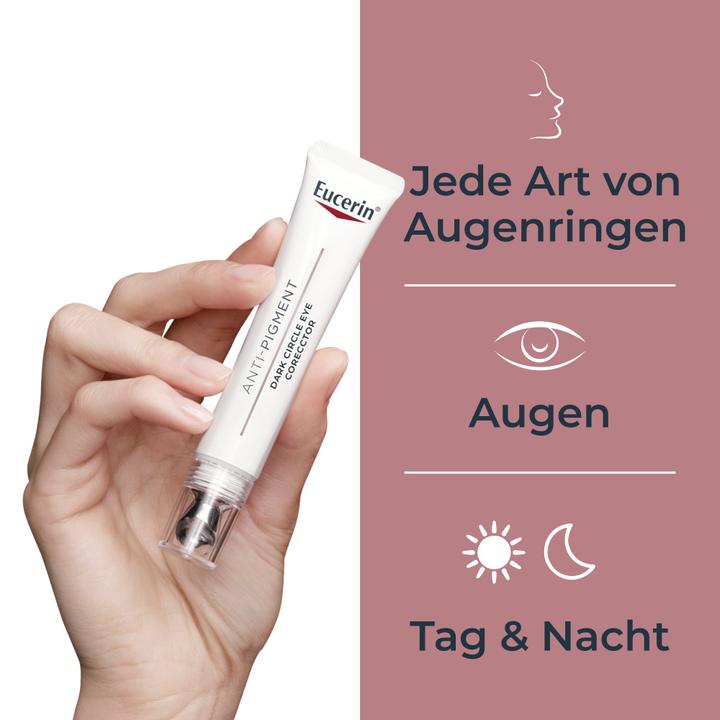 Image du produit Eucerin Soin correcteur anti-cernes Anti-Pigment (Crème, 15 ml, Jour + nuit)