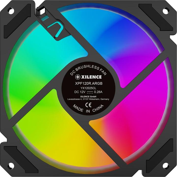 Produktbild Xilence Lüfter 120*120 Performance A+ REVERSE ARGB schwarz (120 mm, 1 x)
