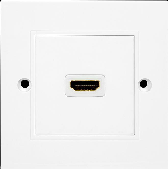 Image du produit LogiLink Prise murale HDMI avec 1x HDMI femelle (0.07 m, HDMI)