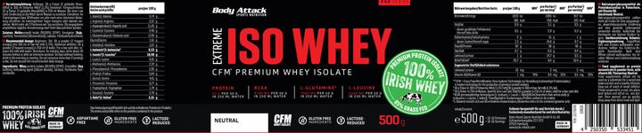 Produktbild Body Attack Extreme Iso Whey Professional (Neutral, 1 Stk., 1800 g)