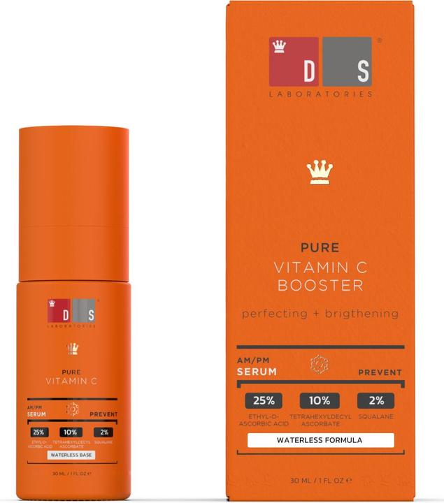 Immagine prodotto DS Laboratories Siero al 35% di vitamina C per il viso Siero anti-invecchiamento con vitamina E e squalano (30 ml)
