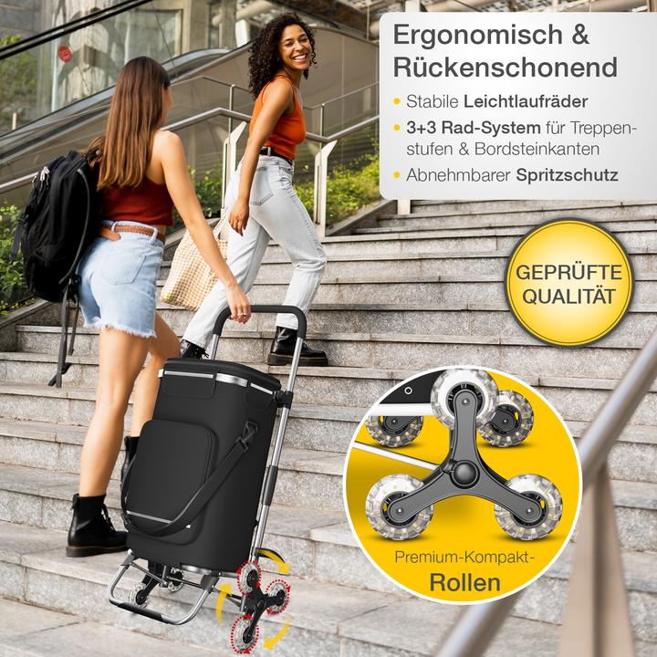 Produktbild Aktivshop Treppensteiger-Einkaufsroller Premium