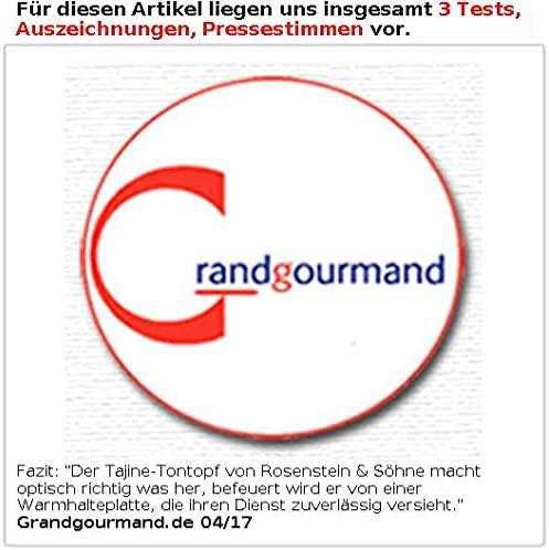 Produktbild Rosenstein & Söhne Elektrischer Tajine-Tontopf mit Deckel
