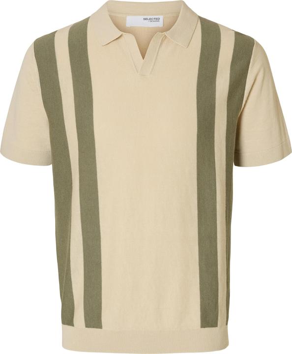 Selected Homme Kurzarm Polohemd aus Strick (L)