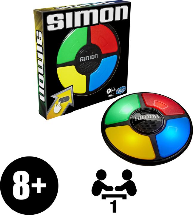 Produktbild Hasbro Gaming Familienspiel Simon (Deutsch, Spanisch, Französisch, Portugiesisch, Englisch)