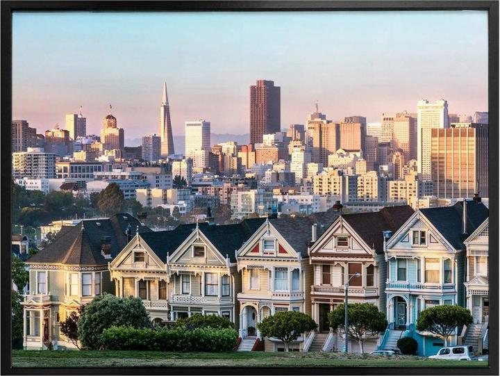 Produktbild Trenddeko Skyline von San Francisco (100 x 80 cm)